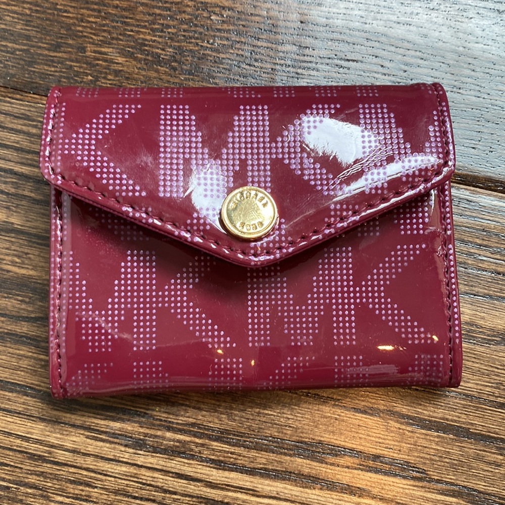Michael Kors Maroon Mini Wallet - image 2